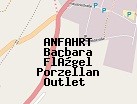 Anfahrt zum Barbara Flügel Porzellan Outlet  in Selb (Bayern)