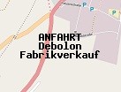 Anfahrt zum Debolon Fabrikverkauf in Dessau (Sachsen-Anhalt)