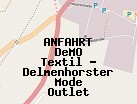 Anfahrt zum DeMO Textil - Delmenhorster Mode Outlet in Delmenhorst (Niedersachsen)
