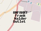 Anfahrt zum Frank Walder Outlet  in Metzingen (Baden-Württemberg)