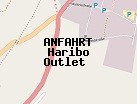Anfahrt zum Haribo Outlet  in Wilkau ()
