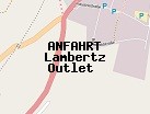 Anfahrt zum Lambertz Outlet  in Neu-Ulm (Bayern)