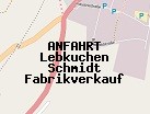 Anfahrt zum Lebkuchen Schmidt Fabrikverkauf in Nürnberg (Bayern)
