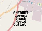 Anfahrt zum Lorenz Snack World Outlet  in Neunburg vorm Wald (Bayern)