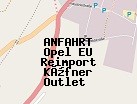 Anfahrt zum Opel EU Reimport Küfner Outlet  in Pegnitz (Bayern)