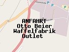 Anfahrt zum Otto Beier Waffelfabrik Outlet  in Miltach (Bayern)