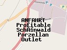 Anfahrt zum Profitable Schönwald Porzellan Outlet  in Schönwald (Bayern)
