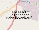 Anfahrt zum Salamander Fabrikverkauf in Türkheim (Bayern)