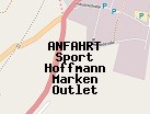 Anfahrt zum Sport Hoffmann Marken Outlet in Herzogenaurach (Bayern)