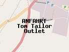 Anfahrt zum Tom Tailor Outlet in Wustermark (Brandenburg)