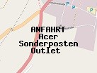 Anfahrt zum Acer Sonderposten Outlet  in Ahrensburg (Schleswig-Holstein)
