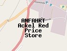 Anfahrt zum Ackel Red Price Store in Tübingen (Baden-Württemberg)