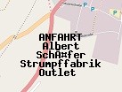 Anfahrt zum Albert Schäfer Strumpffabrik Outlet  in Grefrath (Nordrhein-Westfalen)
