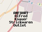 Anfahrt zum Alfred Knauer Strickwaren Outlet  in Weidhausen (Bayern)