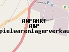 Anfahrt zum A&P Spielwarenlagerverkauf in Metzingen (Baden-Württemberg)