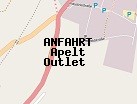 Anfahrt zum Apelt Outlet  in Oberkrich (Baden-Württemberg)