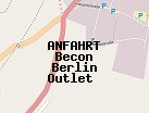 Anfahrt zum Becon Berlin Outlet  in Berlin (Berlin)