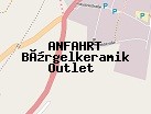 Anfahrt zum Bürgelkeramik Outlet  in Bürgel ()