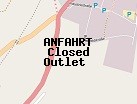 Anfahrt zum Closed Outlet  in Ingolstadt (Bayern)