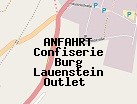 Anfahrt zum Confiserie Burg Lauenstein Outlet  in Ludwigstadt (Bayern)