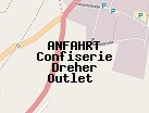 Anfahrt zum Confiserie Dreher Outlet  in Piding (Bayern)