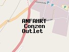 Anfahrt zum Conzen Outlet  in Burg (Sachsen-Anhalt)
