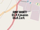 Anfahrt zum Dittmann Outlet  in Taunusstein (Hessen)