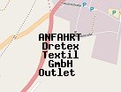 Anfahrt zum Dretex Textil GmbH Outlet  in Grüna ()