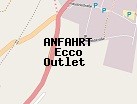 Anfahrt zum Ecco Outlet  in Ingolstadt (Bayern)