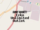 Anfahrt zum Ecko Unlimited Outlet  in Wustermark (Brandenburg)