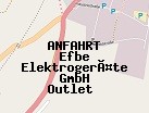 Anfahrt zum Efbe Elektrogeräte GmbH Outlet  in Bad Blankenburg (Thüringen)