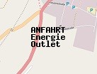 Anfahrt zum Energie Outlet  in Wustermark (Brandenburg)