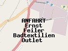 Anfahrt zum Ernst Feiler Badtextilien Outlet  in Hohenberg a.d. Eger (Bayern)
