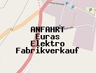 Anfahrt zum Euras Elektro Fabrikverkauf in Dachau (Bayern)