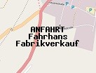 Anfahrt zum Fahrhans Fabrikverkauf in Eggolsheim (Bayern)