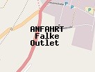 Anfahrt zum Falke Outlet  in Ingolstadt (Bayern)