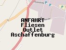 Anfahrt zum Fliesen Outlet Aschaffenburg in Aschaffenburg (Bayern)