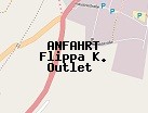 Anfahrt zum Flippa K. Outlet  in Ingolstadt (Bayern)