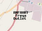 Anfahrt zum Freya Outlet  in Pfullingen (Baden-Württemberg)