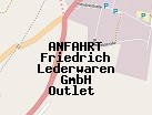 Anfahrt zum Friedrich Lederwaren GmbH Outlet  in Schwanstetten (Bayern)