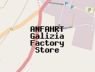 Anfahrt zum Galizia Factory Store in Metzingen (Baden-Württemberg)