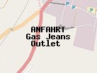Anfahrt zum Gas Jeans Outlet  in Zweibrücken (Rheinland-Pfalz)