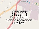 Anfahrt zum Giesen & Forsthoff Schneidewaren Outlet  in Solingen (Nordrhein-Westfalen)