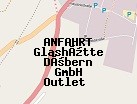 Anfahrt zum Glashütte Döbern GmbH Outlet  in Döbern (Brandenburg)