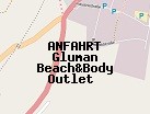 Anfahrt zum Gluman Beach&Body Outlet  in Darmstadt (Hessen)