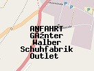 Anfahrt zum Günter Walber Schuhfabrik Outlet  in Kandel (Rheinland-Pfalz)
