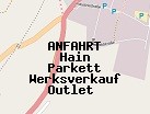 Anfahrt zum Hain Parkett Werksverkauf Outlet  in Rott am Inn (Bayern)