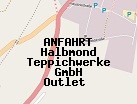Anfahrt zum Halbmond Teppichwerke GmbH Outlet  in Oelsnitz (Sachsen)