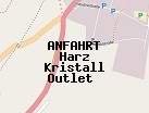 Anfahrt zum Harz Kristall Outlet  in Derenburg (Sachsen-Anhalt)
