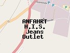 Anfahrt zum H.I.S. Jeans Outlet  in Ingolstadt (Bayern)